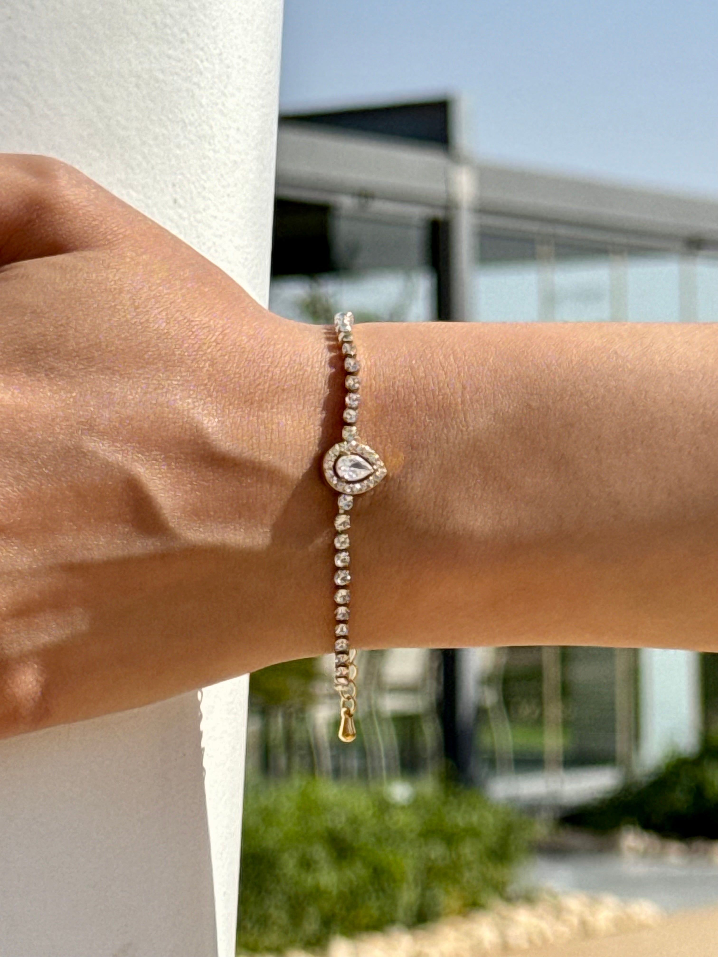 Raindrop Tennis Bracelet