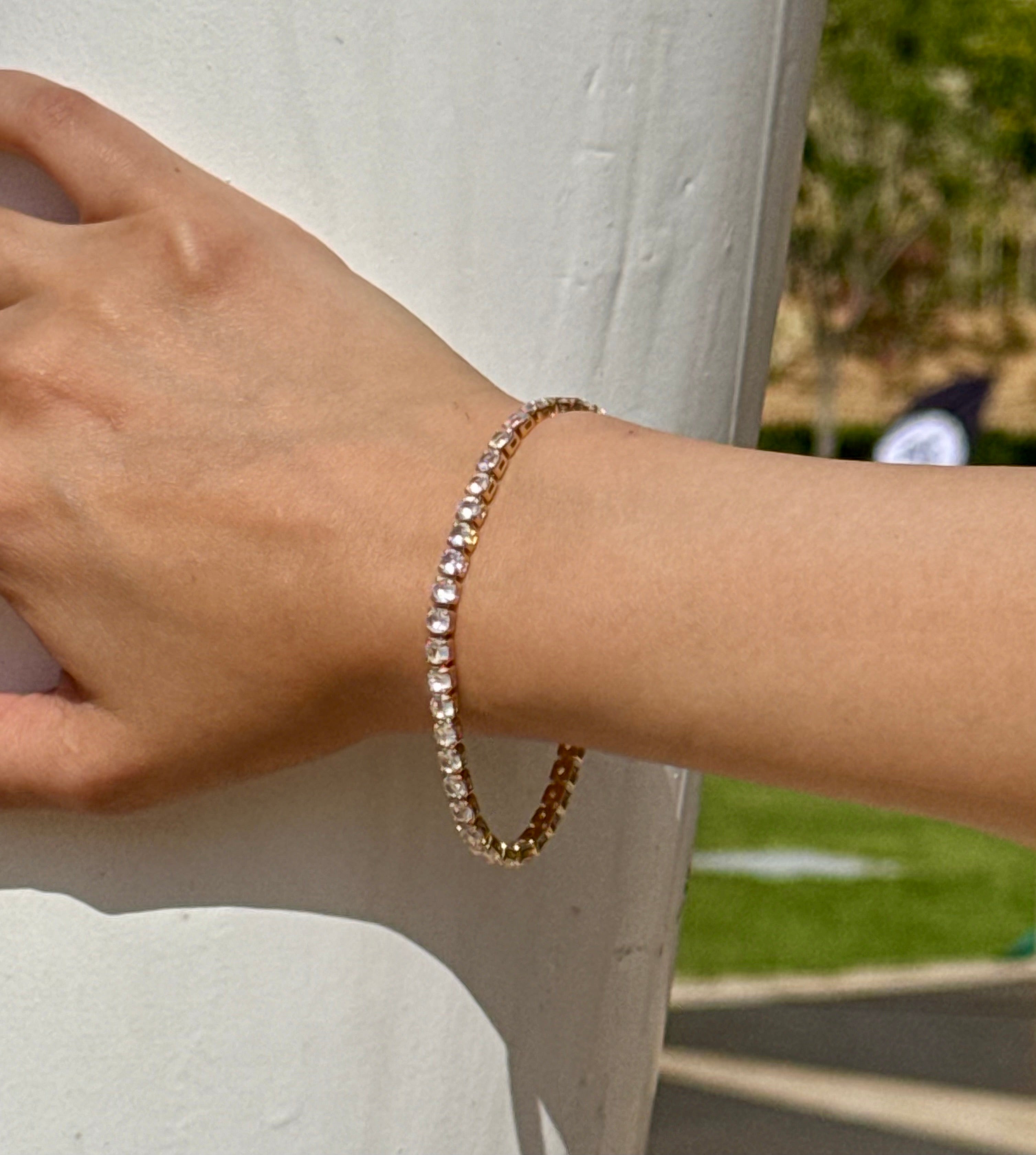 Gold Tennis Bracelet
