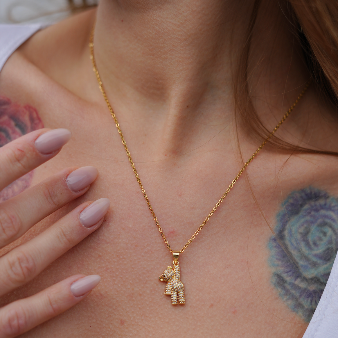 Teddy Charm Necklace