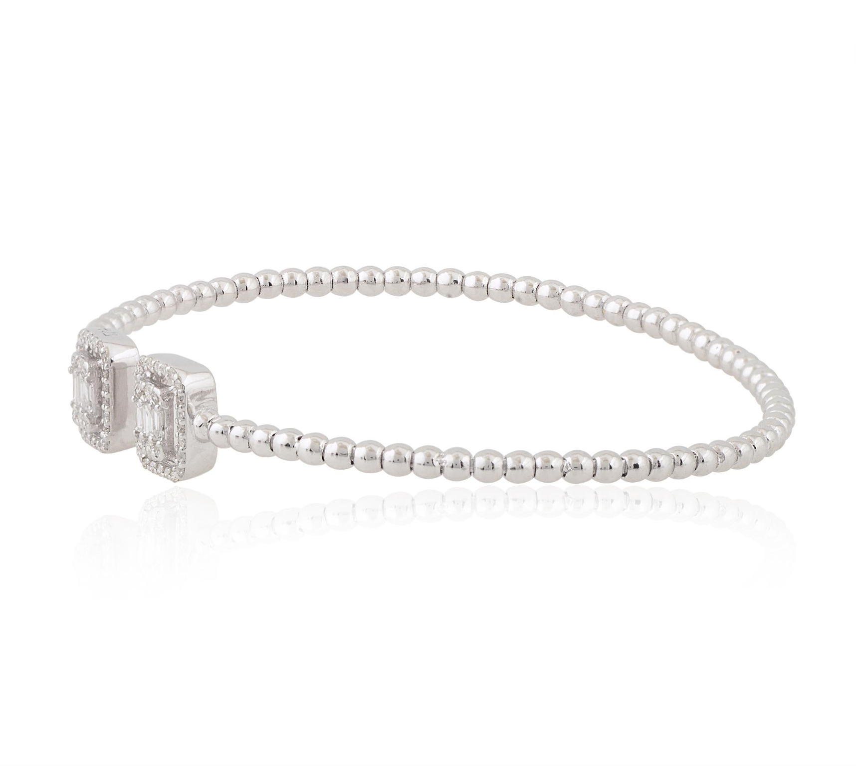 Eclipse Silver Bangle