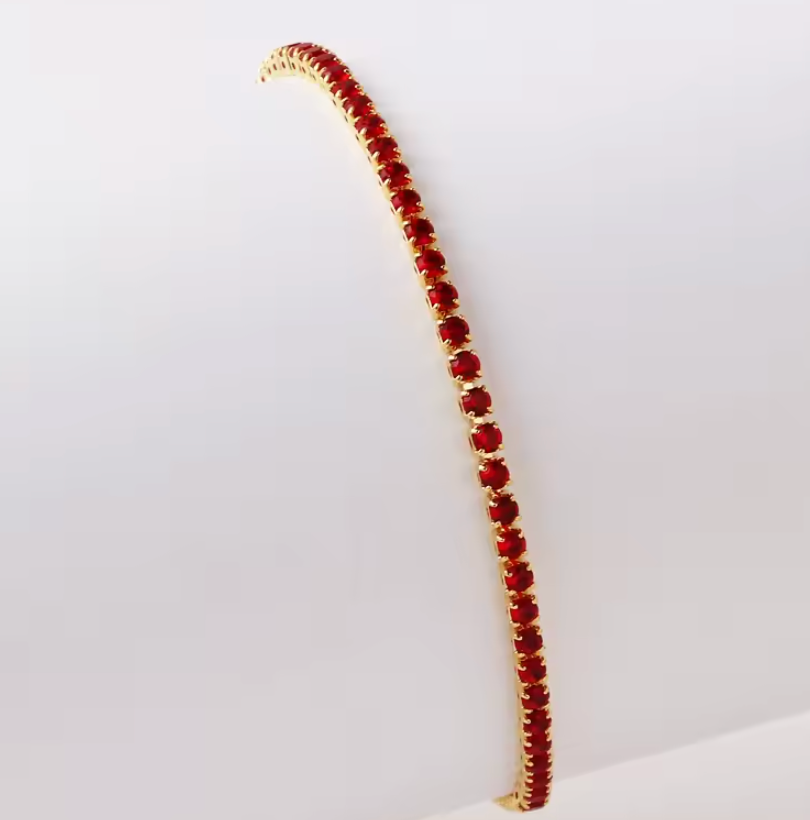 Cherry Pop Tennis Bracelet