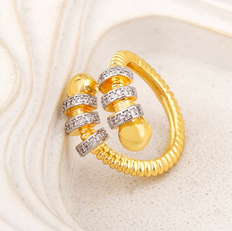 Glow Up Gold Plated Ring