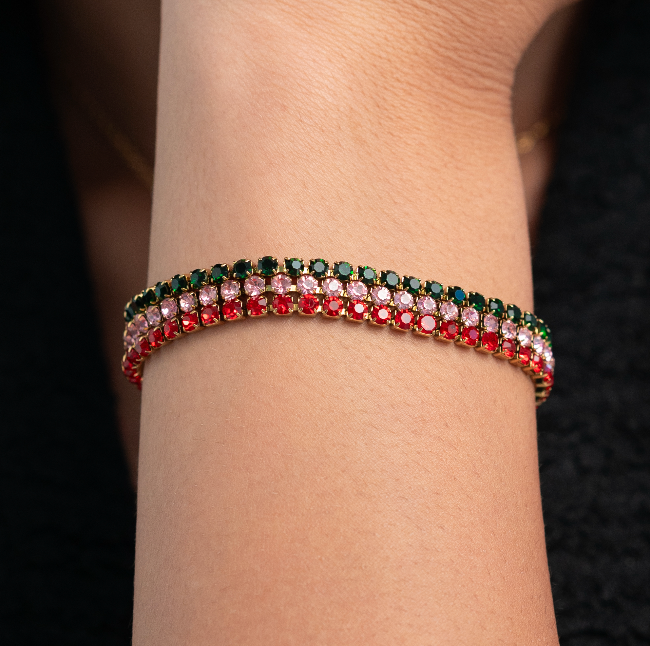 Cherry Pop Tennis Bracelet