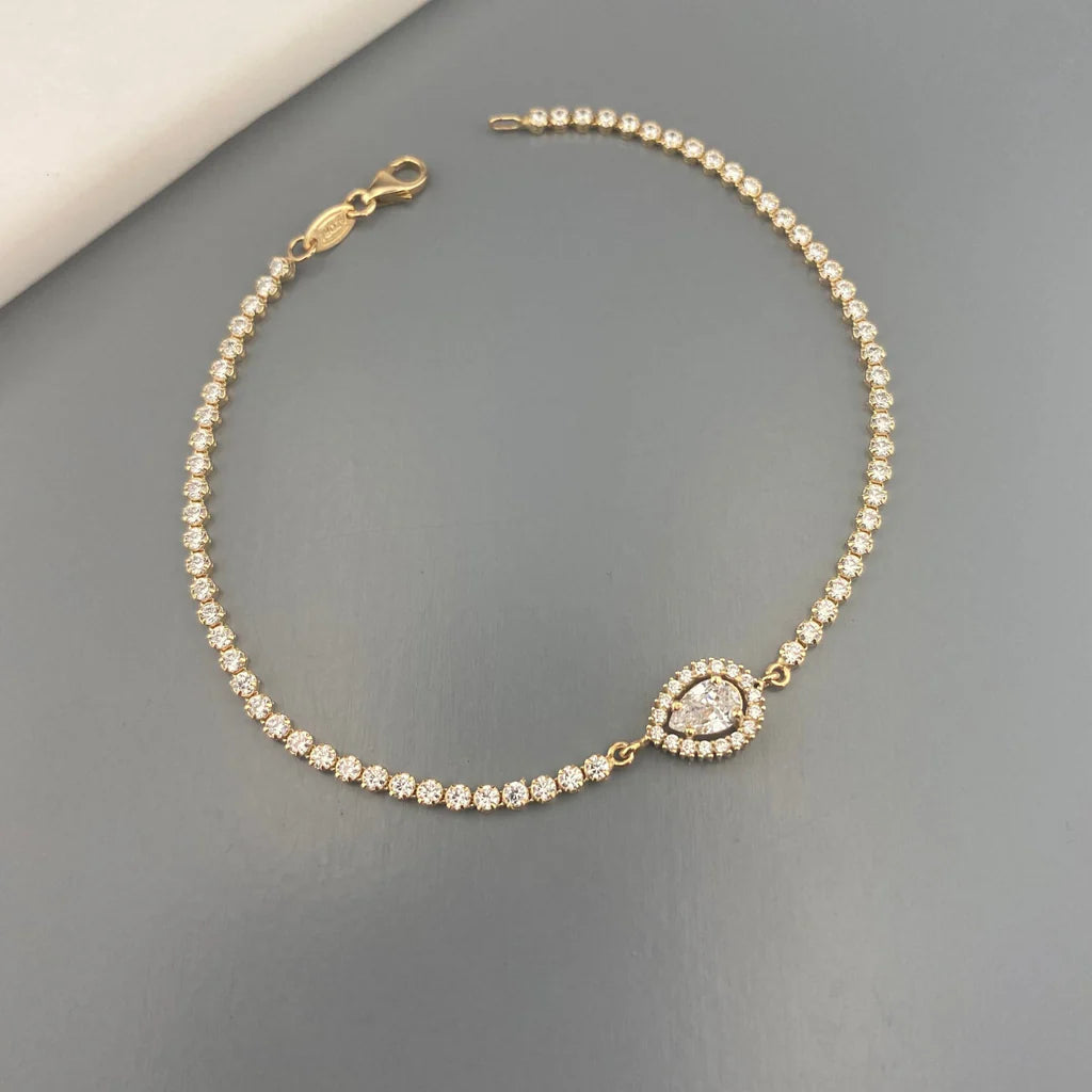 Raindrop Tennis Bracelet