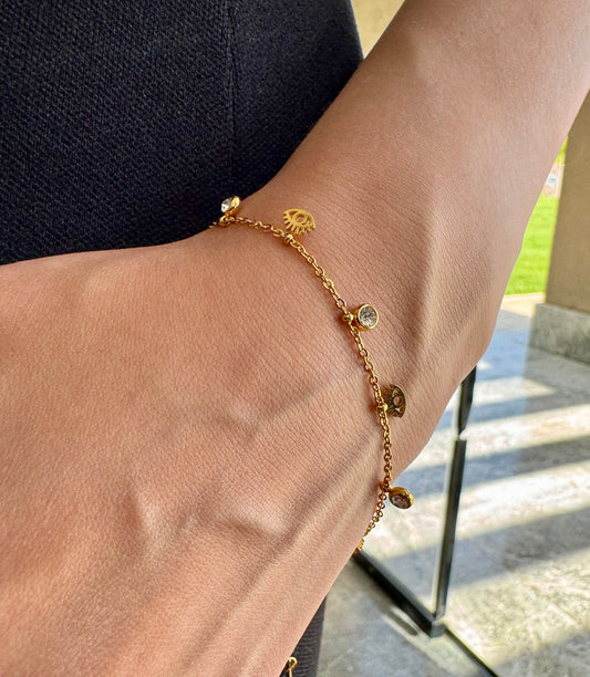 Evil Eye Charm Bracelet