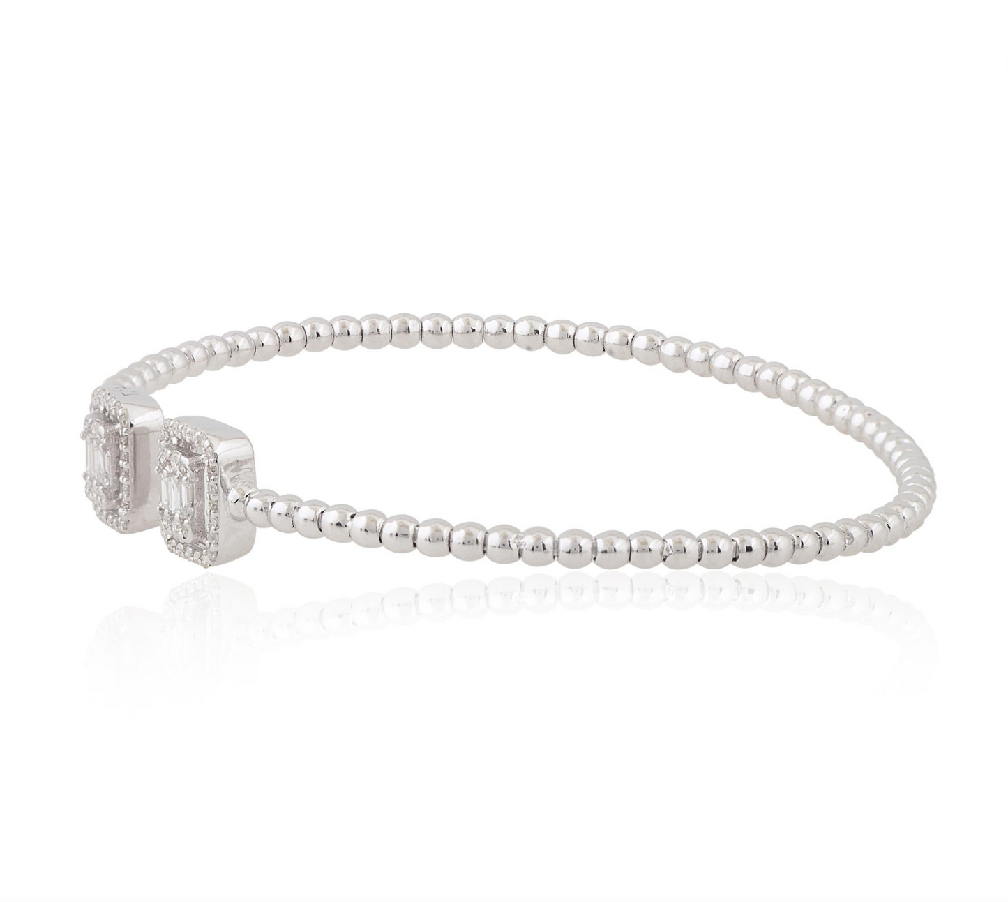 Eclipse Silver Bangle
