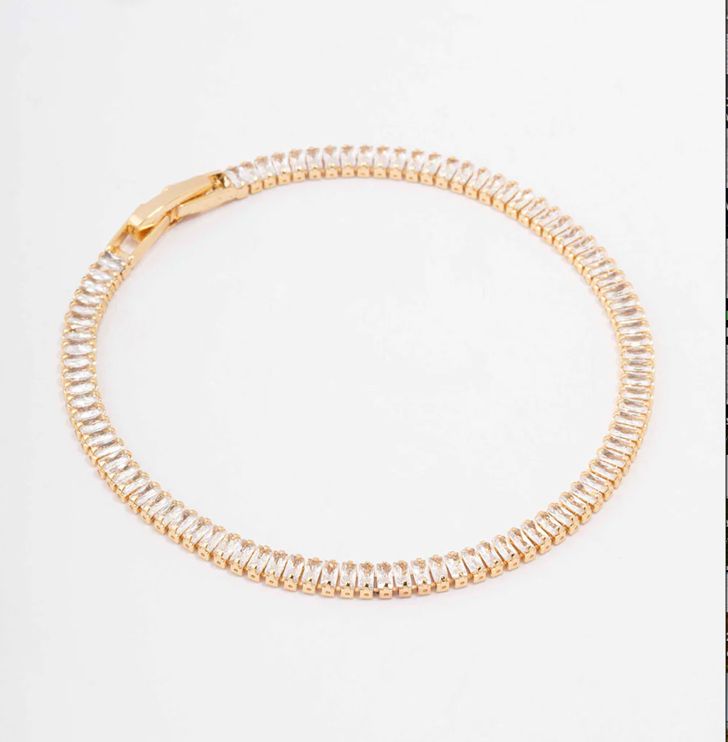 White Zircon Tennis Bracelet
