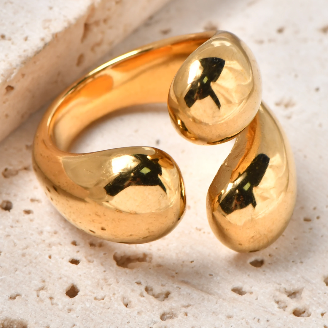 Golden Drip Ring