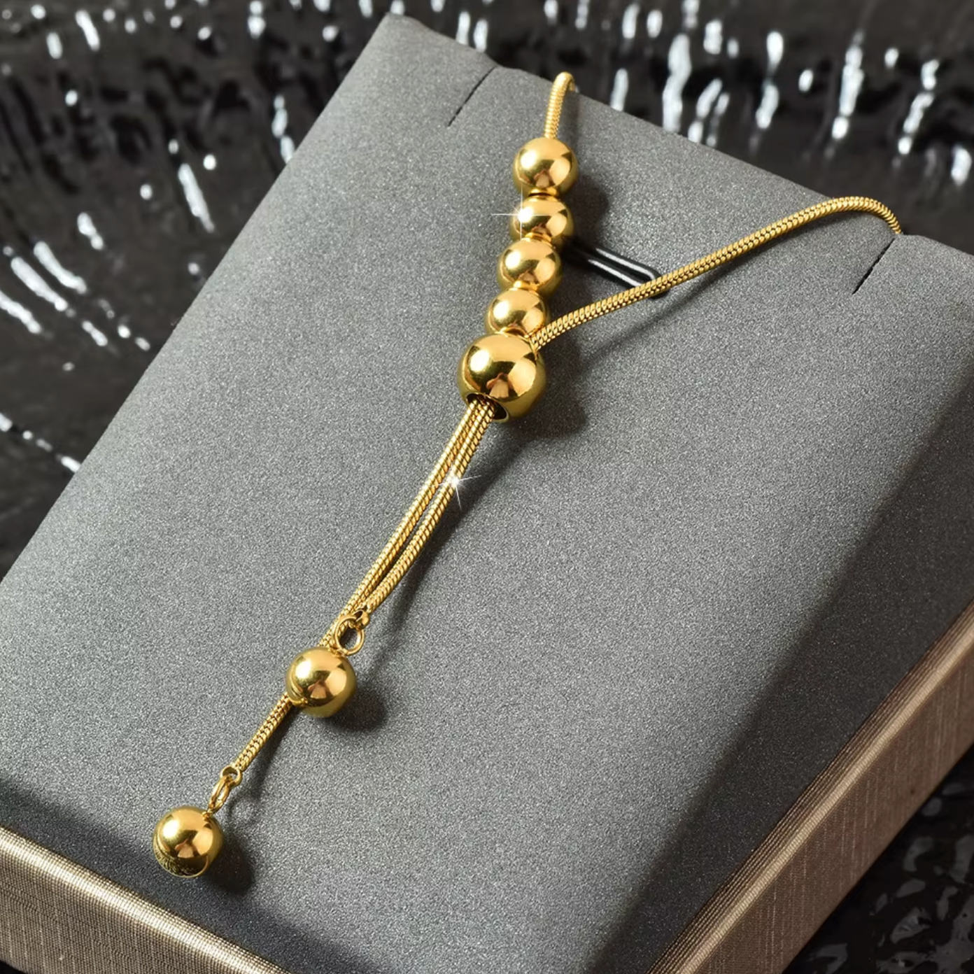 Golden Aura Single-Layer Necklace