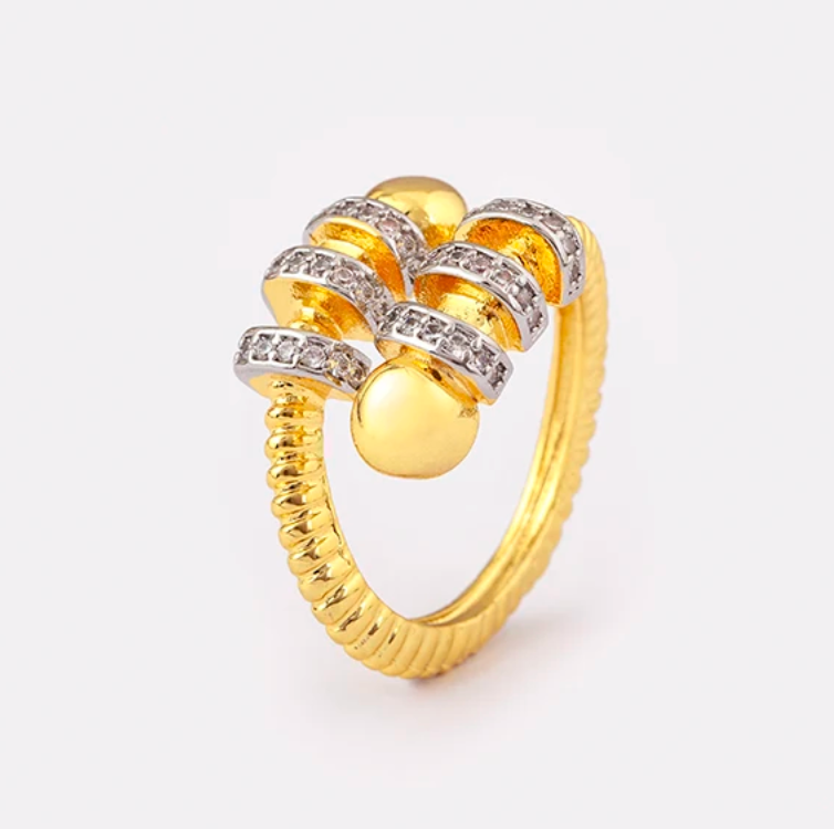 Glow Up Gold Plated Ring