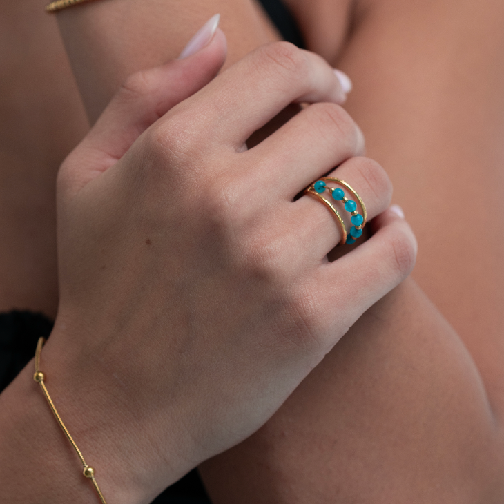 Blue Horizon Stacking Ring