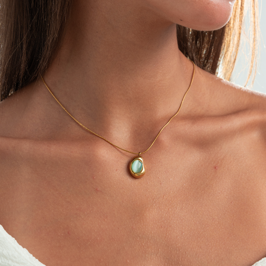 Sea Mist Pearl Necklace