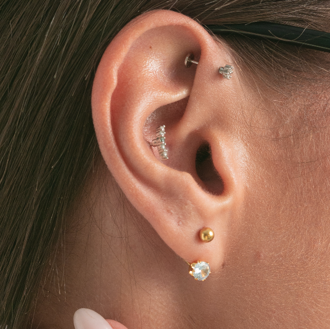 Diamond Stud Earrings