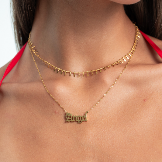 Golden Angel Necklace